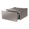 4 Samsung 27 in. Laundry Pedestal in Champagne with Storage Drawer