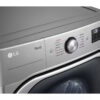 LG 9.0 cu. ft. secadora dryer ropa vented smart stackable Graphite Steel con pedestal