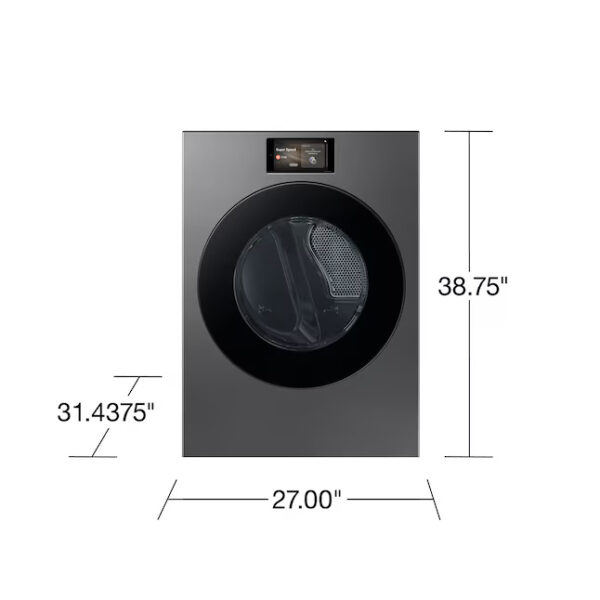 Samsung 7.6 cu ft secadora dryer vented ropa stackable Dark Steel AI Bespoke