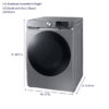 Samsung 7.5 cu. ft. secadora dryer vented ropa smart stackable Platinum Steam In Stock