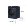 5 Samsung Bespoke 5.3 cu. ft. lavadora washer front load clothes Brushed Navy AI