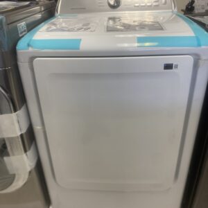Gas Samsung 7.4 cu. ft. Vented Front Load Smart Gas Dryer in White with Sensor Dry