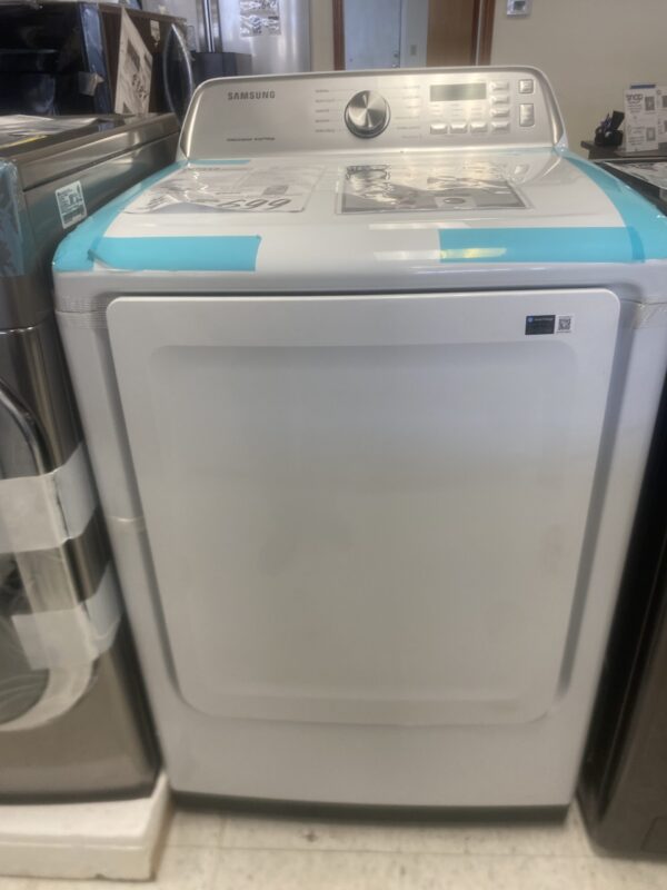 IMG_2001 Gas Samsung 7.4 cu. ft. Vented Front Load Smart Gas Dryer in White with Sensor Dry