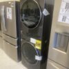 Washer dryer combo gas tower 4.5 and 7.4 cu ft black steel special deal available today