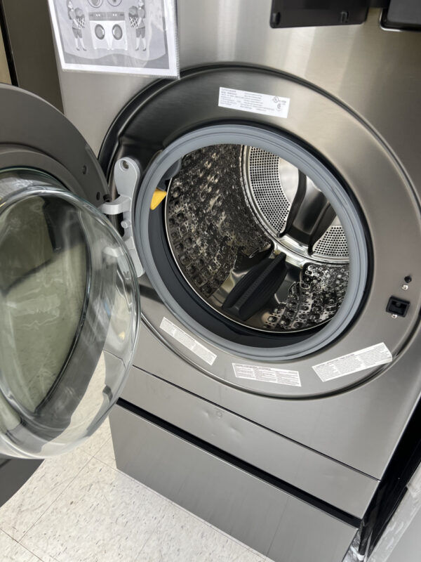 Samsung 5.3 cu. ft. lavasecadora all-in-one laundry vented compacta dos en uno Dark Steel