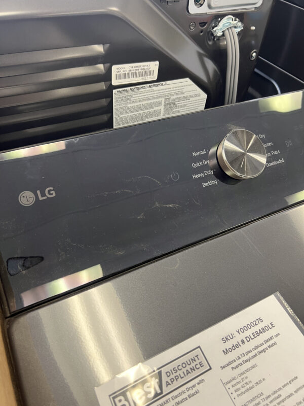 IMG_7868 LG 7.3 cu. ft. secadora dryer vented ropa smart Matte Black AI Sensor In Stock