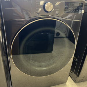 LG 7.4 cu. ft. secadora dryer vented ropa smart stackable Black Steel