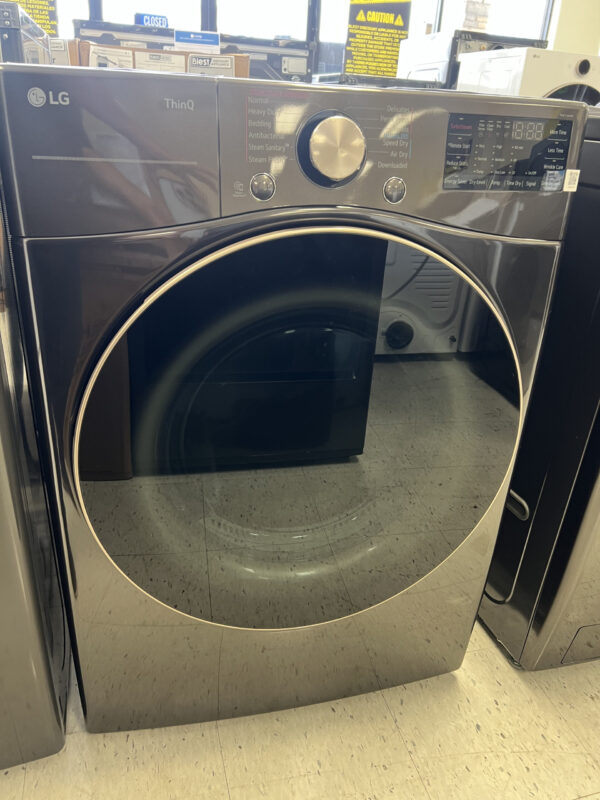 LG 7.4 cu. ft. secadora dryer vented ropa smart stackable Black Steel