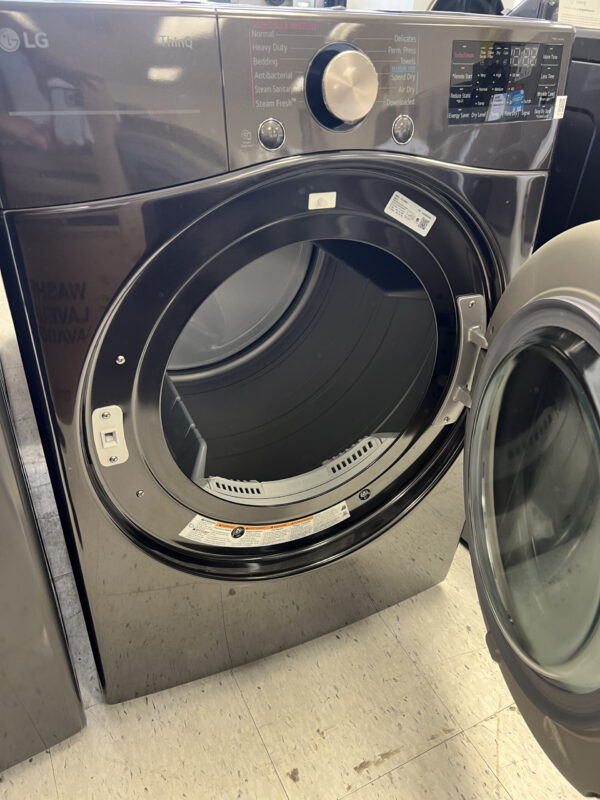 LG 7.4 cu. ft. secadora dryer vented ropa smart stackable Black Steel