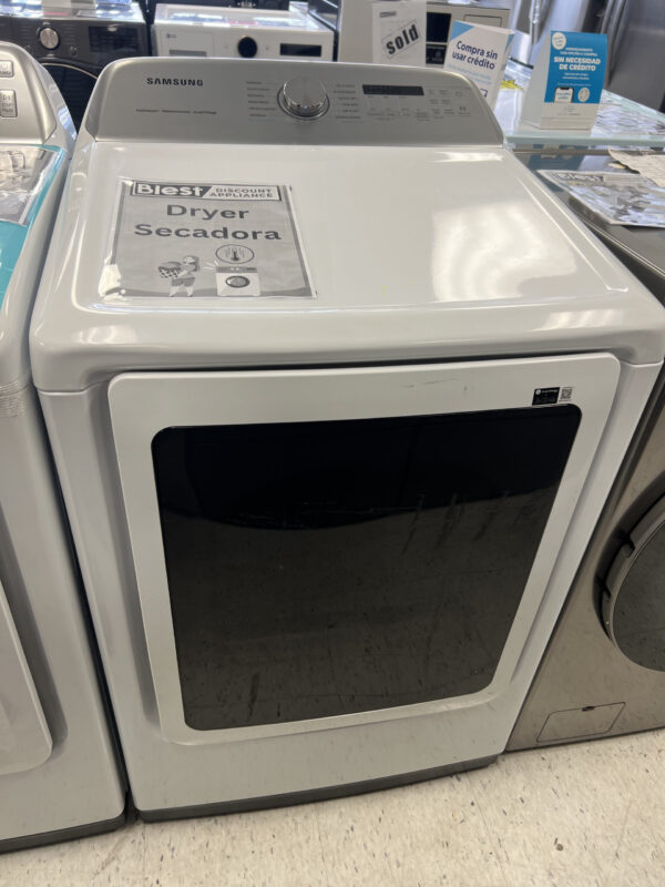 Samsung 7.4 cu. ft. secadora dryer vented ropa smart White Steam Sanitize+