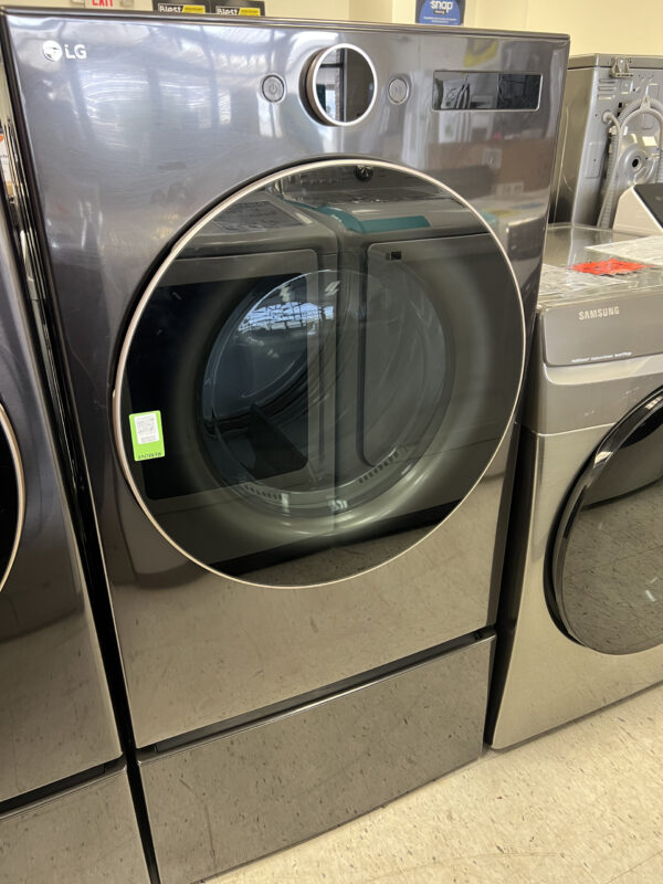 LG 7.4 cu. ft. secadora dryer vented ropa smart stackable Black Steel AI