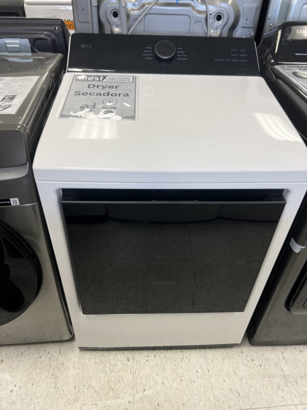 LG 7.3 cu. ft. secadora dryer vented ropa smart Alpine White EasyLoad