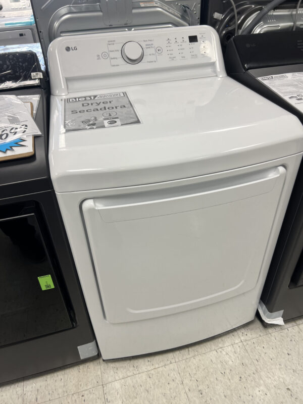 LG 7.3 cu. ft. secadora dryer vented ropa White Sensor Dry laundry