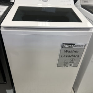 LG 4.8 cu.ft. lavadora washer top load clothes AI agitator Alpine White