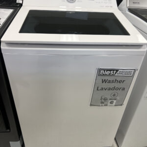LG 4.8 cu.ft. lavadora washer top load clothes AI agitator Alpine White