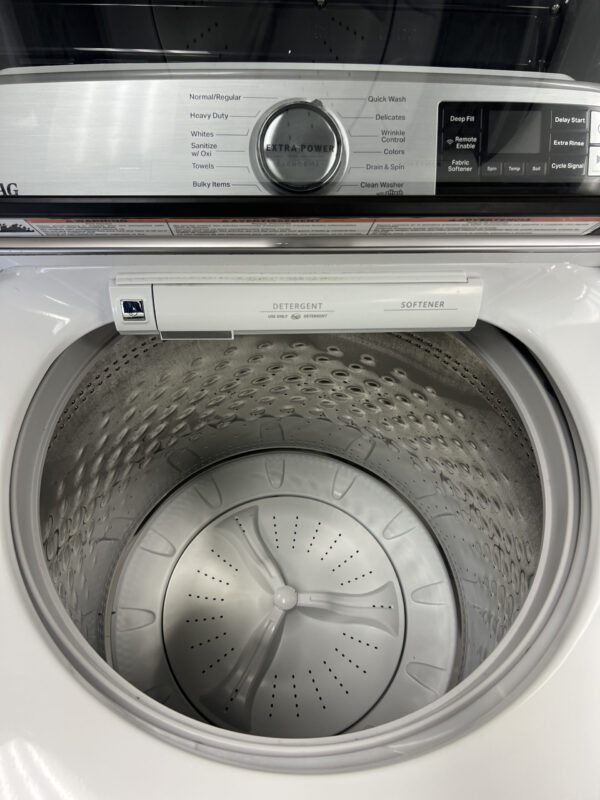Maytag 5.3 cu. ft. lavadora washer top load clothes smart White Extra Power