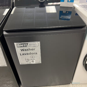 LG 5.5 cu. ft. lavadora washer top load smart Matte Black impeller AI