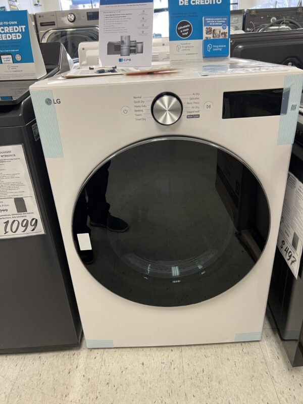 IMG_7972 LG 7.4 cu. ft. secadora dryer vented ropa smart Alpine White TurboSteam LCD
