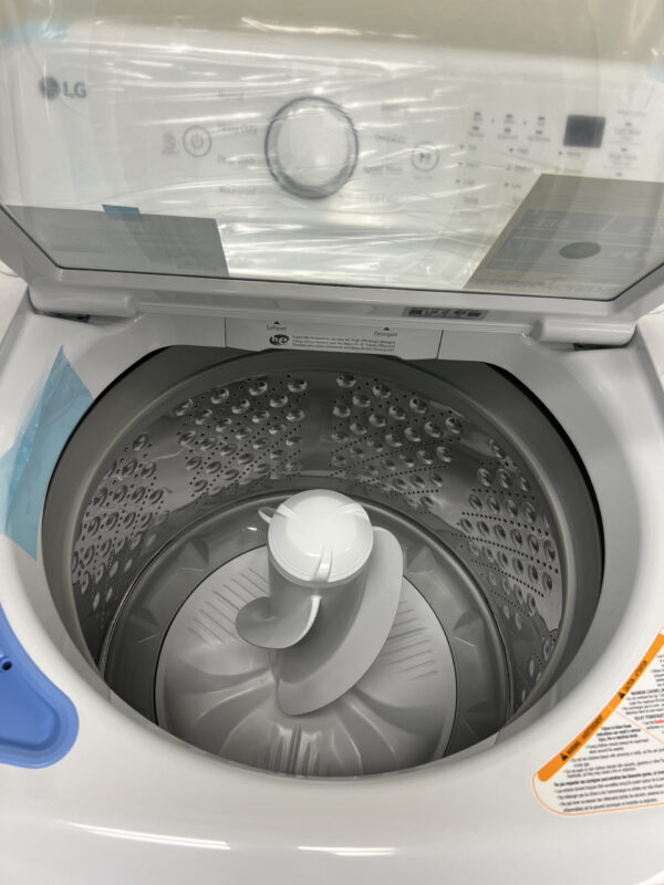 LG 4.5 cu. ft. lavadora washer top load clothes White impeller laundry
