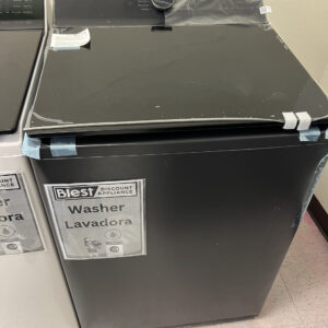LG 5.5 cu. ft. lavadora washer top load clothes smart Matte Black Easy Unload