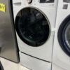 IMG_8017 (PED Included) LG 4.5 Cu. Ft. Stackable SMART Front Load Washer in White with Steam and TurboWash360 Technology