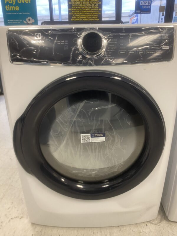 Electrolux 8 cu. ft. White Front Load Perfect Steam Gas Dryer with LuxCare Dry and Instant Refresh
