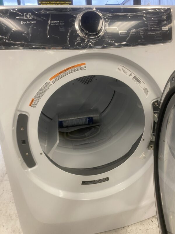 Electrolux 8 cu. ft. White Front Load Perfect Steam Gas Dryer with LuxCare Dry and Instant Refresh