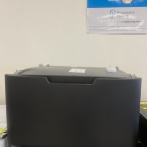 GE 28 in. Wide Laundry Pedestal with 16 in. Height in Carbon Graphite