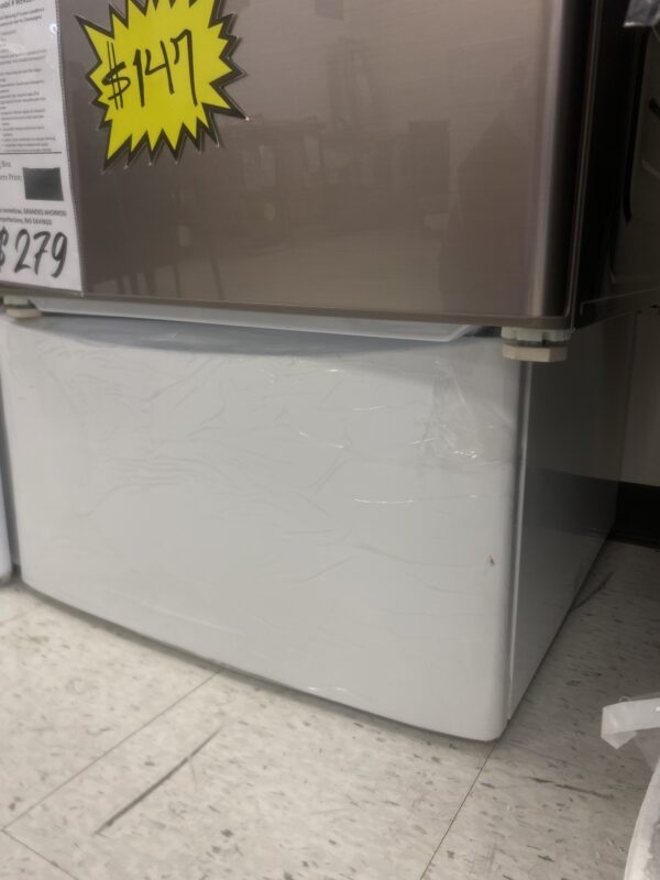Electrolux 15 in. Laundry Pedestal with Storage Drawer in White