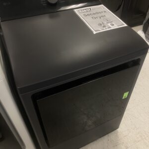 LG 7.3 cu. ft. Vented SMART Electric Dryer in Matte Black with EasyLoad Door and Sensor Dry Technology