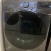 LG 7.4 Cu. Ft. Vented SMART Stackable Gas Dryer in Black Steel with TurboSteam and Sensor Dry Technology