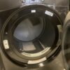LG 7.4 Cu. Ft. Vented SMART Stackable Gas Dryer in Black Steel with TurboSteam and Sensor Dry Technology