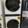 LG WashTower Stacked SMART Laundry Center 4.5 Cu.Ft. Front Load Washer & 7.4 Cu.Ft. Electric Dryer in White w/ Steam