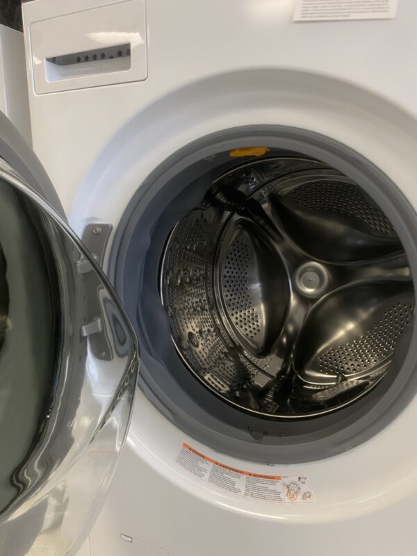 LG WashTower Stacked SMART Laundry Center 4.5 Cu.Ft. Front Load Washer & 7.4 Cu.Ft. Electric Dryer in White w/ Steam