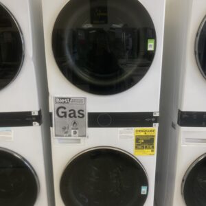 LG WashTower Stacked SMART Laundry Center 4.5 Cu.Ft. Front Load Washer & 7.4 Cu.Ft. Gas Dryer in White