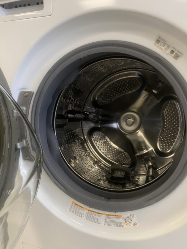 LG WashTower Stacked SMART Laundry Center 4.5 Cu.Ft. Front Load Washer & 7.4 Cu.Ft. Gas Dryer in White