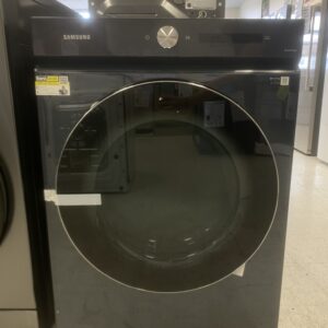Samsung Bespoke 7.6 cu. ft. Ultra-Capacity Vented Gas Dryer in Brushed Navy with AI Optimal Dry and Super Speed Dry