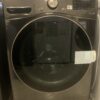 LG 4.5 Cu. Ft. Stackable SMART Front Load Washer in Black Steel with Steam and TurboWash360 Technology
