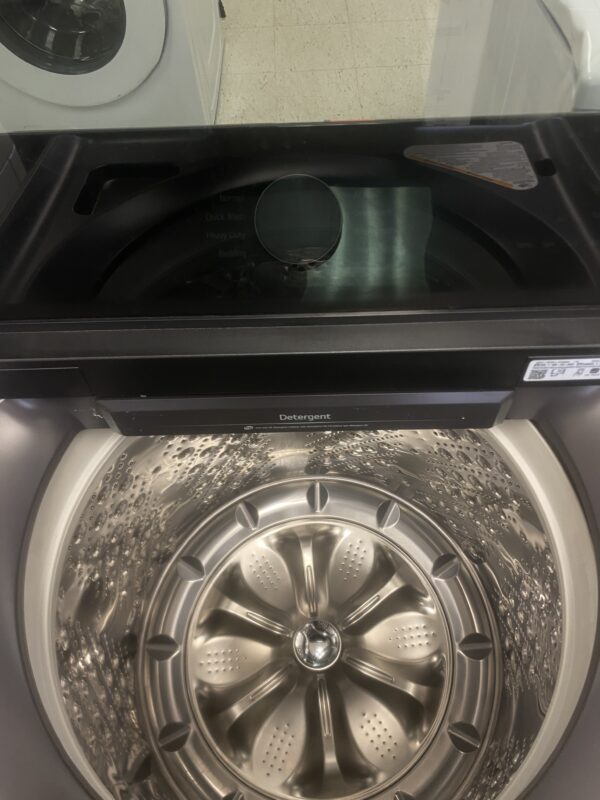 LG 5.5 cu. ft. SMART Top Load Washer in Matte Black with Impeller, Easy Unload and TurboWash3D Technology