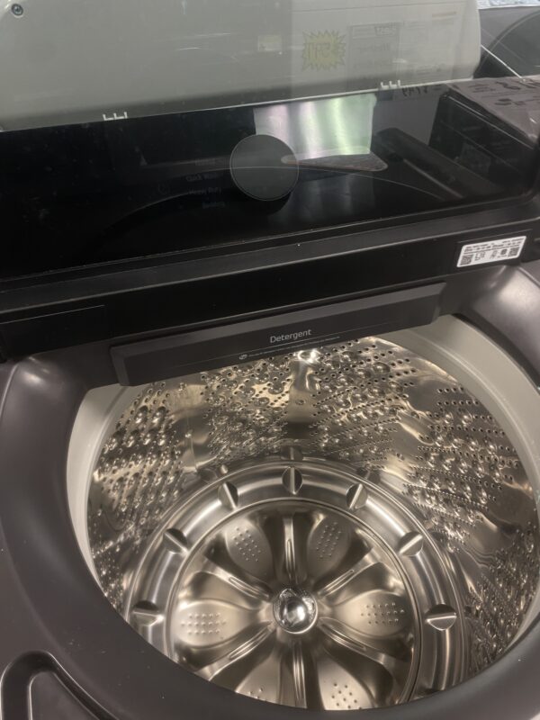 LG 5.5 cu. ft. SMART Top Load Washer in Matte Black with Impeller, Easy Unload and TurboWash3D Technology