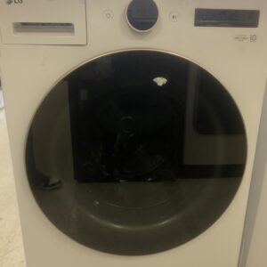 LG 5.0 cu. ft. Stackable Smart Front Load Washer in White with AI Digital Dial, Steam and TurboWash360