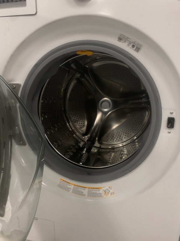 LG 5.0 cu. ft. Stackable Smart Front Load Washer in White with AI Digital Dial, Steam and TurboWash360