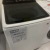 Samsung 5.5 cu. ft. High-Efficiency Extra-Large Capacity Smart Top Load Washer in Ivory with Impeller Auto Dispense System