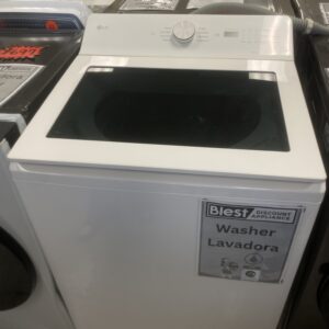 LG 5.0 cu.ft. SMART Top Load Washer in Alpine White with TurboWash, Easy Unload and AI Sensing