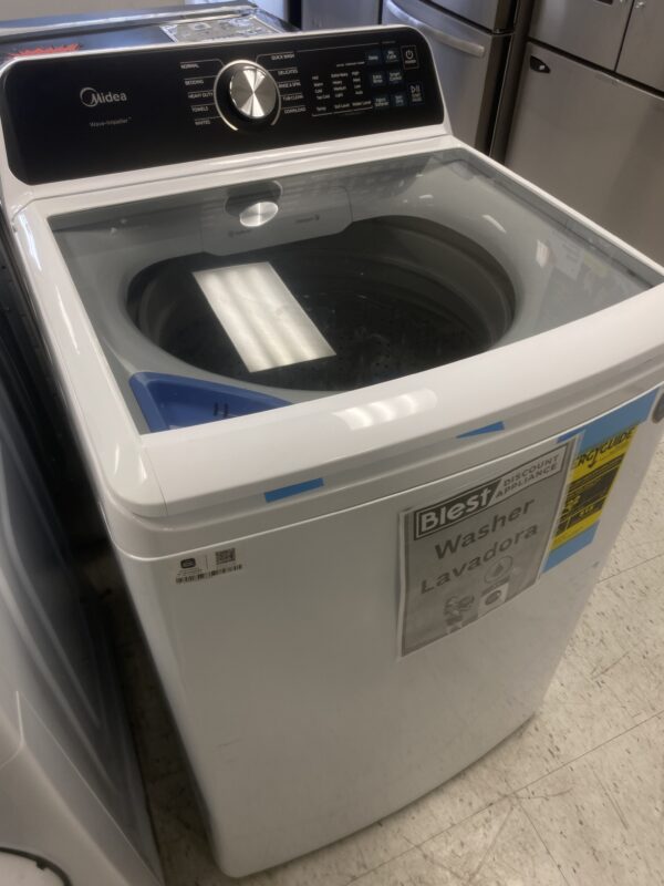 Midea 4.5 cu. ft. Smart Top Load Washer (White)