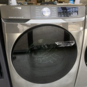 Samsung 4.5 cu. ft. Smart High-Efficiency Front Load Washer in Platinum with Super Speed