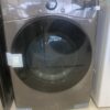 LG 7.4 Cu. Ft. Vented SMART Stackable Gas Dryer in Black Steel with TurboSteam and Sensor Dry Technology