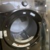 LG 7.4 Cu. Ft. Vented SMART Stackable Gas Dryer in Black Steel with TurboSteam and Sensor Dry Technology