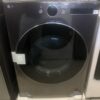 LG 7.4 cu. ft. Vented Stackable SMART Gas Dryer in Black Steel with TurboSteam and AI Sensor Dry Technology