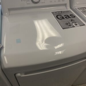 LG 7.3 Cu. Ft. Vented Gas Dryer in White with Sensor Dry